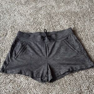 Athleta Gray Shorts with Drawstring Waist